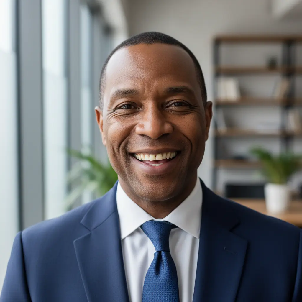 Principal James Okafor professional headshot